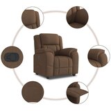  Naslanjač iz rjavega blaga | Shoptok.si
