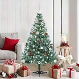 vidaXL Umestno božično drevo med 150 LED Zelena 150 cm PVC in Jeklo | Shoptok.si