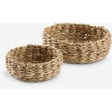  Pletena posuda, O9cm, 12cm, 2 komada, Smeđa | Eponuda.ba