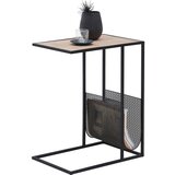 CARRYHOME MIZICA, črna, barve hrasta | Shoptok.si