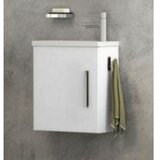 Tboss kopalniška omarica z umivalnikom lux 40 cm, bela | Shoptok.si