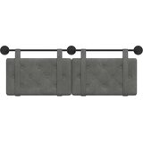  Držeće uzglavlje Zidne Tamno siva 130 x 55 x 5 cm Baršun - Tamno siva 120 cm bez LED | shoptok.hr
