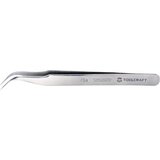 Toolcraft TO-5861037 Precizne pincete 1 komad 7a SA Srpasti vrh, savijen 55 °, okrugli, fini 120 mm | Eponuda.ba