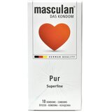 Masculan Pur superfini kristalno tanki kondomi pakovanje od 10 kondoma cene