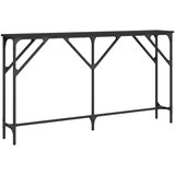  The Living Store Konzolna mizica črna 140x23x75 cm inženirski les - Konzolna Mizica, (21522714) | Shoptok.si