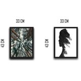 Wallity slika pine woman, 2 dela, 30 x 40cm | ePonuda.com