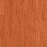 vidaXL Posteljni okvir brez vzmetnice voščeno rjav 90x200 cm borovina | Shoptok.si