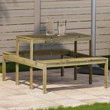  Stol za piknik 110 x 134 x 75 cm od impregnirane borovine | shoptok.hr