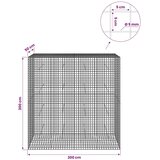  Gabion s žicom debljine 5 mm i mrežom 5x5 cm 200x50x200 cm - 50 cm 200 cm 200 cm | shoptok.hr