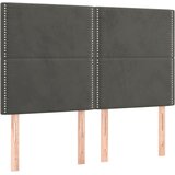  Krevet s oprugama i madracem tamnosivi 140x200 cm baršunasti | shoptok.hr