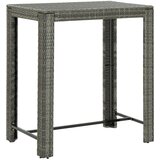 vidaXL Vrtni barski stol sivi 100 x 60,5 x 110,5 cm od poliratana Cijene