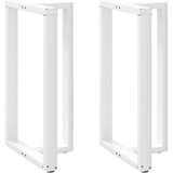  Noge za barski stol T-oblika 2 kom Bijele 60x35x(100-101) cm Čelik | shoptok.hr