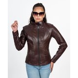 La Force Fashion Kožna jakna Elena - Tamno bordo | Eponuda.com