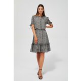 Marisse Printed Dress L-Su-3454 Beige Cene