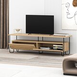 Marckeric TV komoda u dekoru hrasta u prirodnoj boji 150x45 cm Dilly – | shoptok.hr
