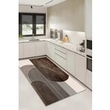 Staza sa gumenom podlogom 80x200cm - Otisak braon SH-045