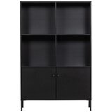 WOOOD Črn regal iz masivnega bora 107x160 cm Xam – Cene