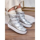 Resti Women's silver Vevnose slip-on boots a'la snow boots | ePonuda.com