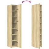  Visoka komoda boja hrasta 30x42,5x185 cm od konstruiranog drva | Eponuda.com