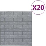 vidaXL 3D zidne tapete s uzorkom cigli samoljepljive 20 kom antracit | shoptok.hr