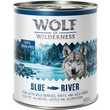 Wolf of Wilderness Varčno pakiranje Adult 24 x 800 g - NOVO: Blue River - riba Cene