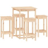  5-dijelni barski set od masivne borovine | shoptok.hr