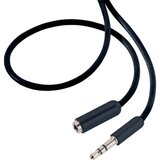 SpeaKa Professional JACK audio produžni kabel [1x JACK utikač 3.5 mm - 1x JACK utičnica 3.5 mm] 1.50 m crn SuperSoft Cijene