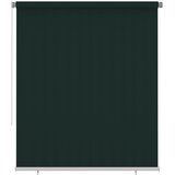  Vanjska roleta za zamračivanje 200 x 230 cm tamnozelena HDPE u