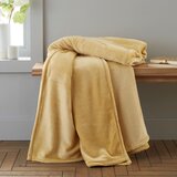 Catherine Lansfield Rumena odeja iz mikropliša 130x170 cm Raschel Velvet – | Shoptok.si