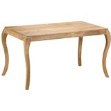  Blagovaonski stol od masivnog drva manga 135 x 75 x 76 cm | shoptok.hr