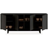 MOME Črna komoda 180x75x40 cm Solei – | Shoptok.si