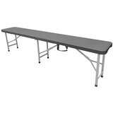  Sklopiva klupa crna 180x30x43cm | ePonuda.com