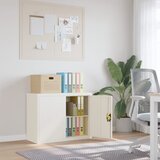 vidaXL Ormarić za spise bijeli 90 x 40 x 70 cm čelični Cijene