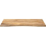  Ploča za radni stol zaobljena 100x80x2,5 cm od drva manga | shoptok.hr