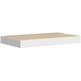  Plutajuća zidna polica boja hrasta i bijela 40x23,5x3,8 cm MDF | shoptok.hr