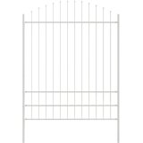  Vrtna Ograda 6 pcs Bijelo 170 x 225 cm Čelik s prahom premazan | shoptok.hr