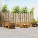  Setovi sofa 10 pcs Prirodna Čvrsto drvo akacije | shoptok.hr