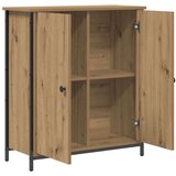 vidaXL Sideboard Artisan Oak Šperploča i metal Srednji | shoptok.hr
