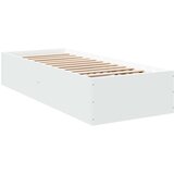 The Living Store Posteljni okvir bel 75x190 cm inženirski les - Posteljni Okvir, (21445778) | Shoptok.si