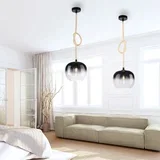 led luster luma sa svetlećim kablom 1xE27