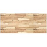  Zidna polica za umivaonik od čelika i masivnog bagremovog drva Smeđa 140 x 60 x 2 cm | shoptok.hr