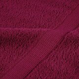  6-dijelni vrhunski set ručnika SOLUND bordo 600 gsm | shoptok.hr