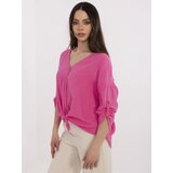 Italy Moda Shirt-DHJ-KS-25108.60P-fluo pink | Shoptok.si