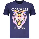 Cavalli Class Muška Majica Kratkih Rukava Plava | shoptok.hr