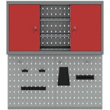  Set ormara za alate 3 pcs Crvena Čelik s prahom premazan | shoptok.hr