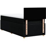  Box spring krevet s madracem crni 80 x 200 cm od tkanine | shoptok.hr