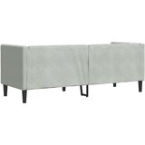 vidaXL Chesterfield sedežna garnitura Svetlo siva 194 x 74.5 x 70.5 cm | Shoptok.si