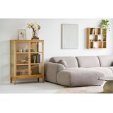 House Nordic Sivo-bež kotna sedežna garnitura (levi kot/z ležalnikom) Clyde – | Shoptok.si