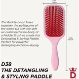 Denman Detangling D38 The Detangling & Styling Paddle velika ravna krtača za dolge lase Pink Crush 1 kos | Shoptok.si