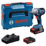 Bosch Professional akumulatorski udarni stezač GDS18V-450H, 1/2", 450 Nm, set s 2 baterije EXBA18V-40 i punjačem u L-BOXX-u Cijene